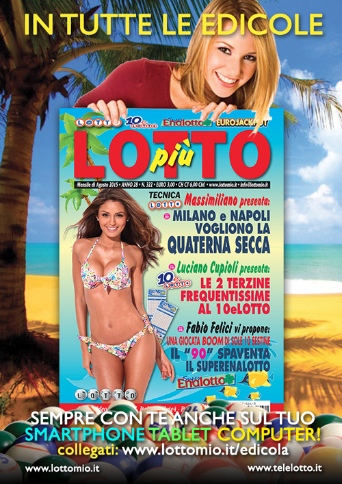 pubblicità estate 2015 Lottopiù rid