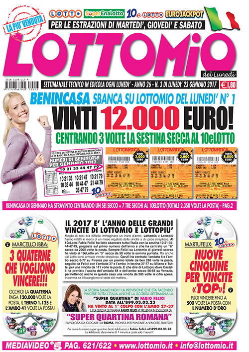 Lottomio del Lunedi n. 3