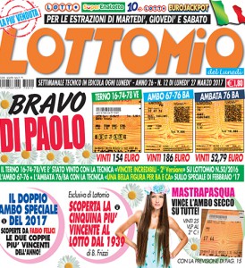 Lottomio del lunedì n. 12