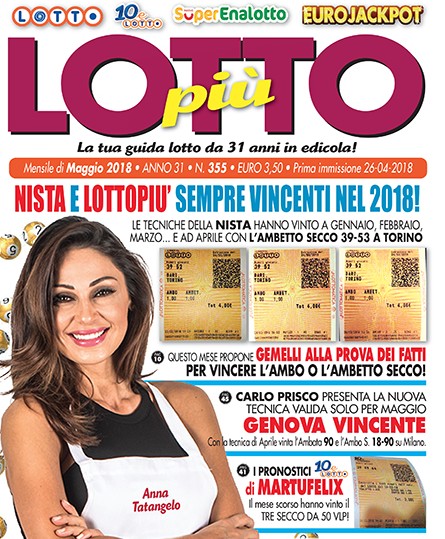 Lottopiù Maggio 2018