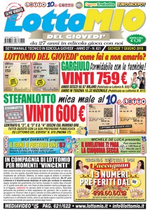 Lottomio del Giovedì n. 621