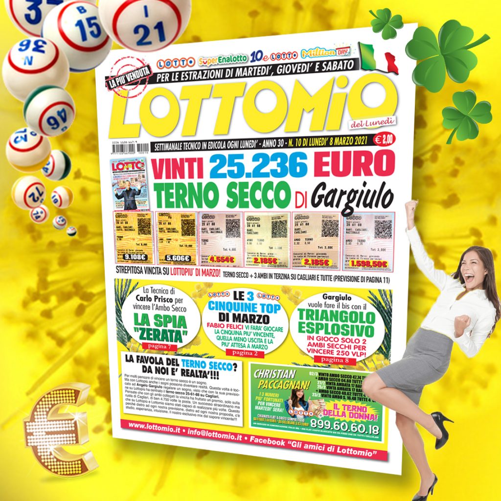 Numeri fortunati al 10 e lotto, vince oltre 500 euro grazie a Lottopiù