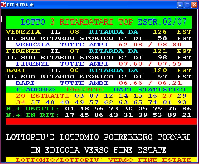 FOCUS ON -> LOTTOPIU' GENNAIO 2021 in edicola: Antonio Di Paolo "SPIA